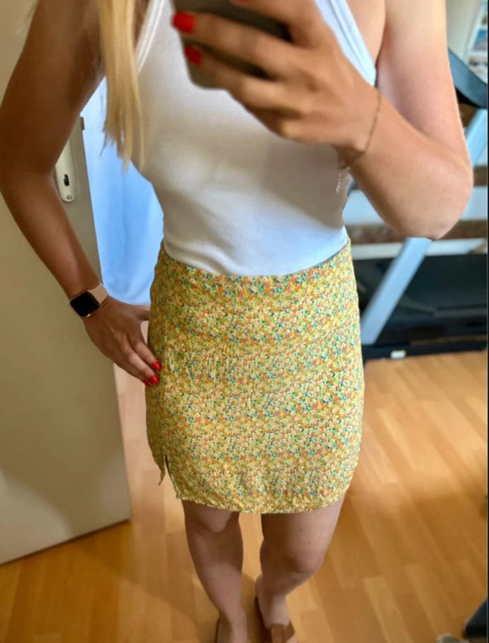 Jupe à motif floral coloré Pimkie 36 S - photo numéro 4