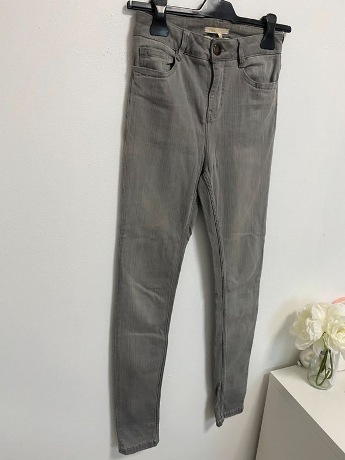 Maje jean slim gris S 36 - photo numéro 3