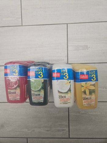 Gel douche tahiti x 12. 250ml
