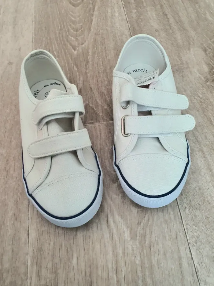 Baskets blanches taille 32 neuves Du Pareil au Meme - photo numéro 4