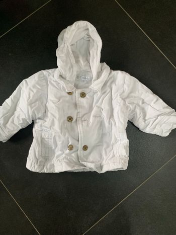 Manteau blanc 9 mois