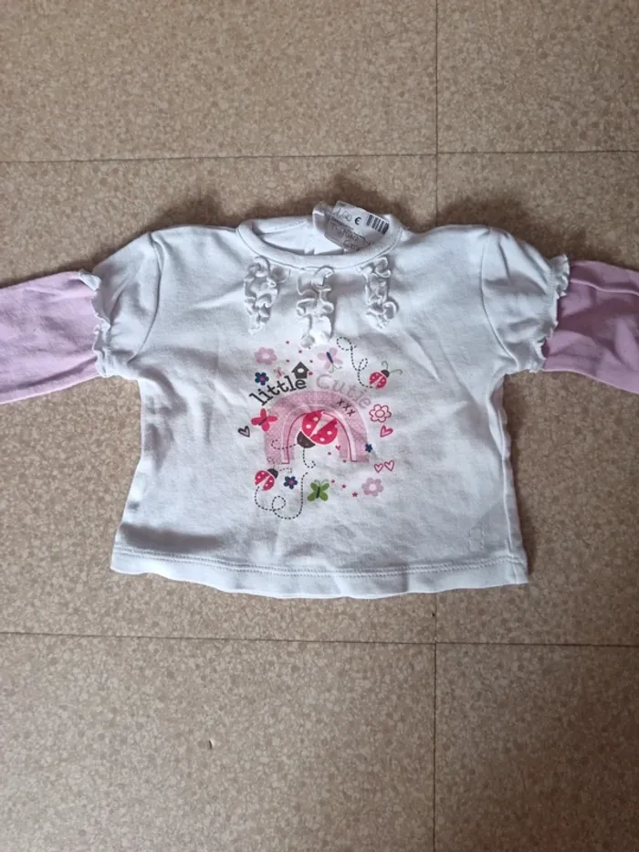 T-shirt à manches longues 6 mois