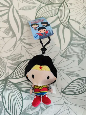 Mini peluche porte-clefs Wonder Woman, DC justice league neuve, 12cm