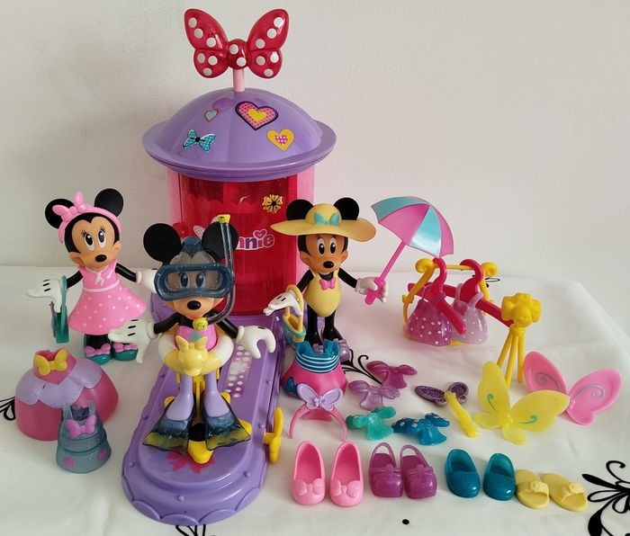 Défilé de Minnie et ses accessoires avec 3 personnages Minnie Fashionista Disney Imc toys - photo numéro 2
