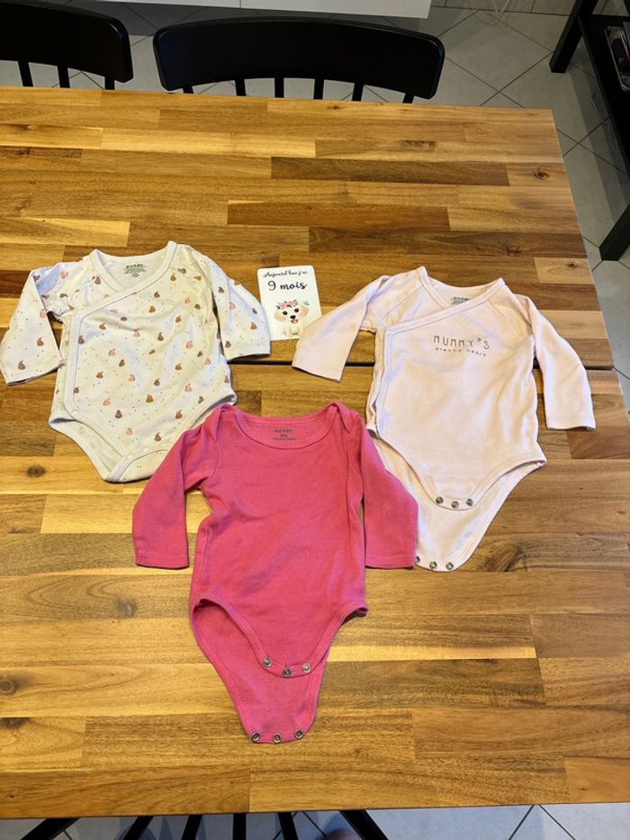 Lot de 3 bodies