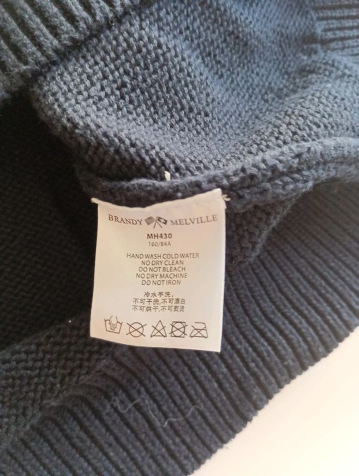 Pull Col en V homme Brandy Melville taille XL rétro vintage - photo numéro 5