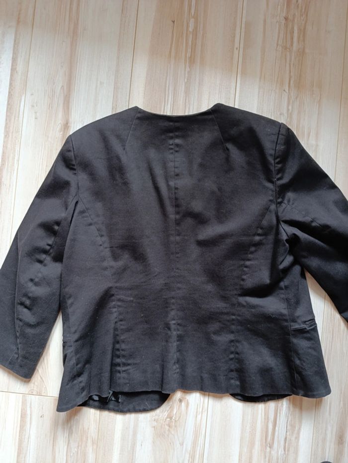 Veste noire Naf Naf t44 manches 3/4 - photo numéro 5