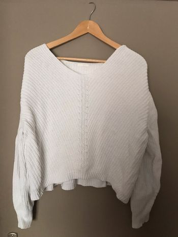 Pull crop et col en V