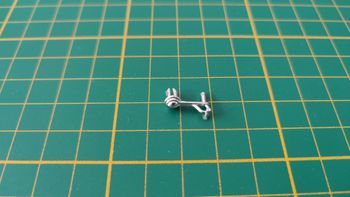 Attache capot pièce détachée miniature Burago Bburago Alfa Romeo 2300 Monza 1934 1/18 1/18e 1/18ème