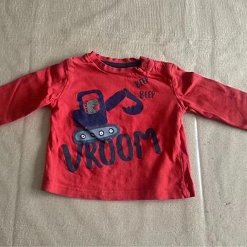 🌟 T-shirt bébé "Vroom Beep Beep" 🌟