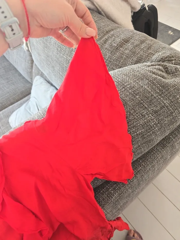 Robe portefeuille rouge - photo numéro 4