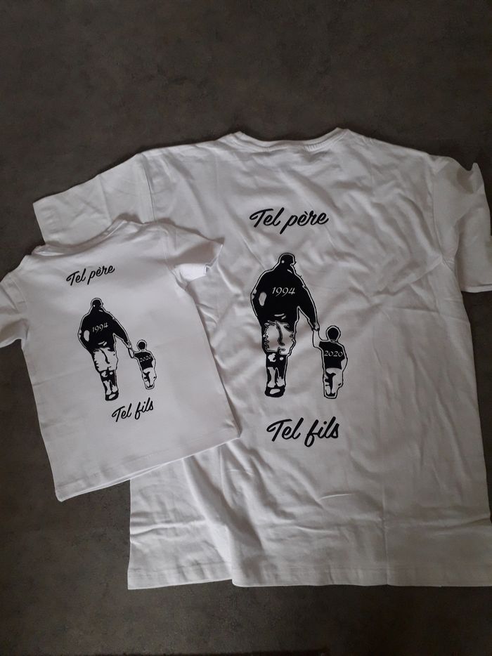 Tee-shirt père et fils