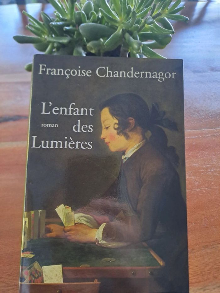 Livre l'enfant des Lumières, Françoise Chandernagor