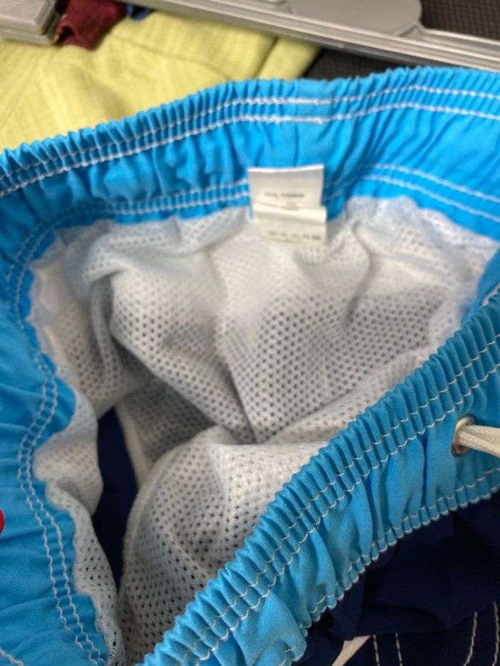 Short bain homme bleu Taille L - photo numéro 6