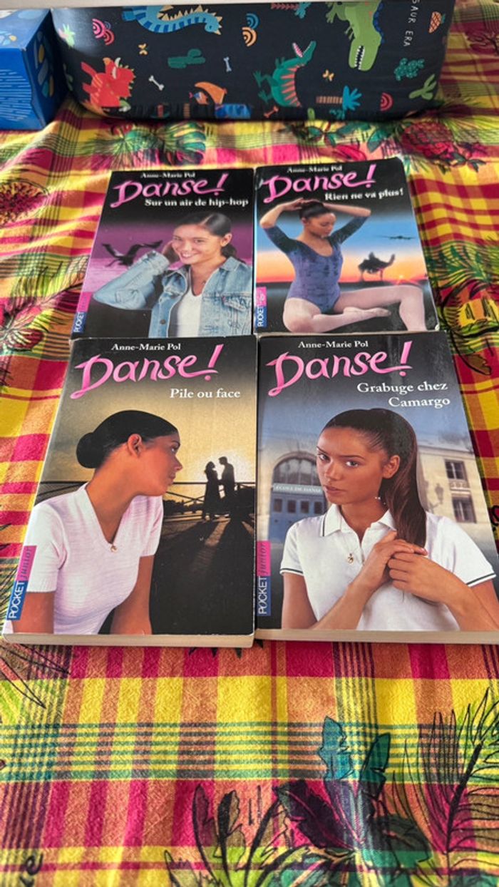 Lot de 4 livres Danse ! - Anne-Marie Pol - Collection Pocket Junior