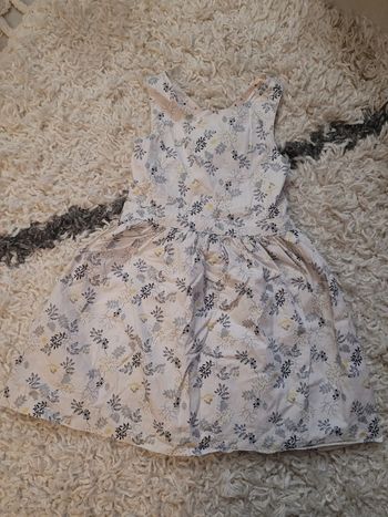 Robe réversible rose pâle 5 ans