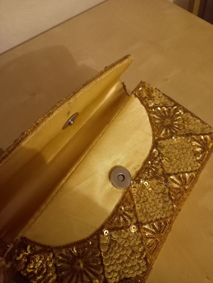 Sac festif doré - photo numéro 7