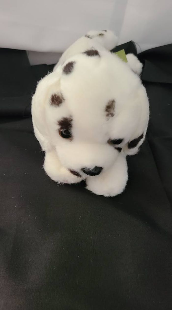 Dalmatien en peluche couché nature babies - photo numéro 2