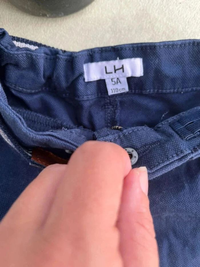 Short - bermuda bleu marine taille 5 ans - photo numéro 3