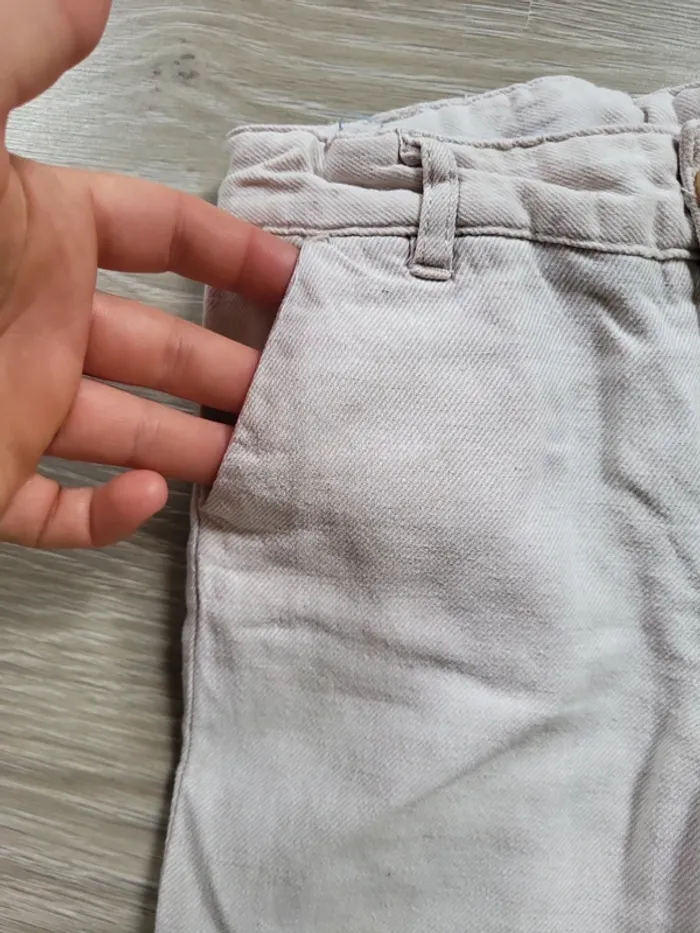 Pantalon lin beige 3 ans - photo numéro 2