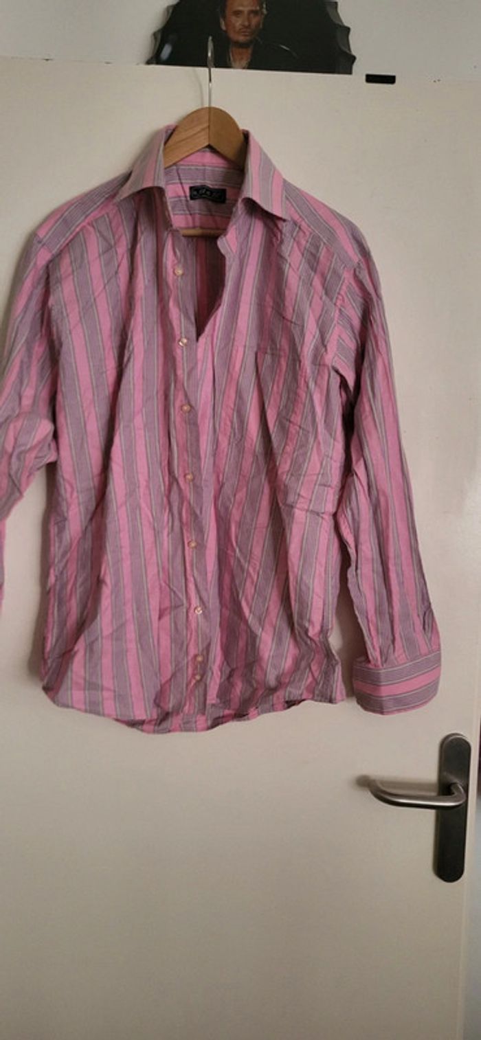 Chemise à rayure homme - photo numéro 8
