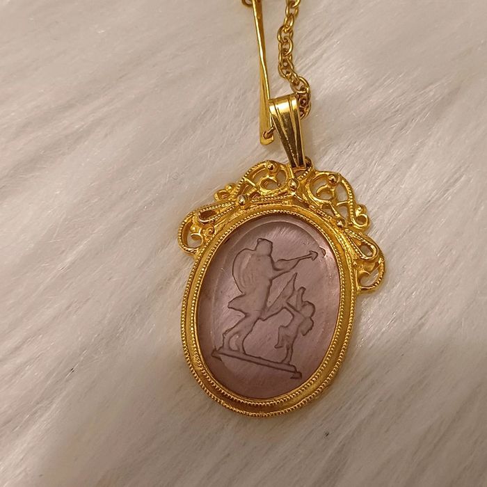 Sautoir 3 ranger goldette New York - photo numéro 3