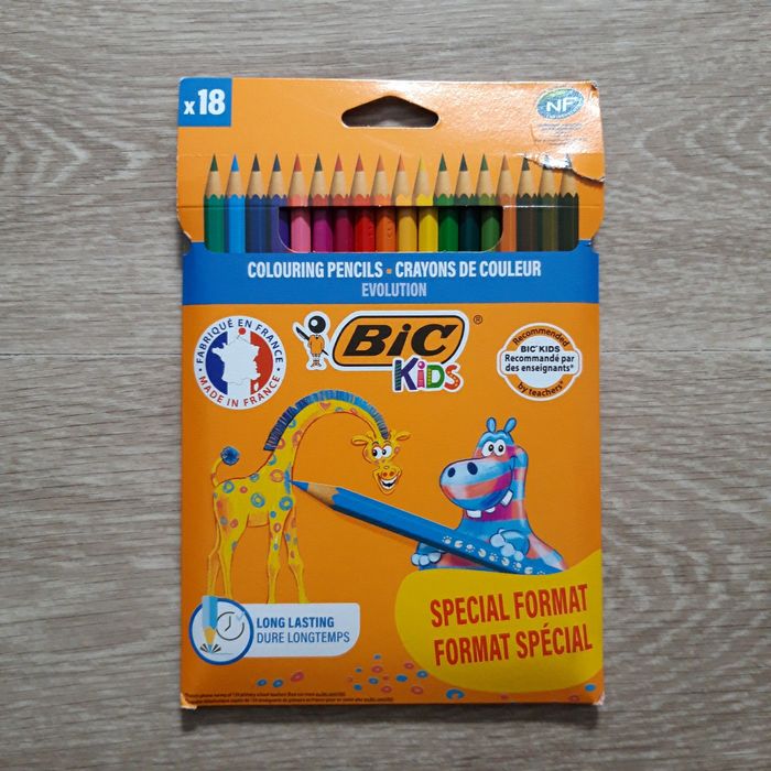 Lot de 18 crayons de couleur Bic Kids NEUF - photo numéro 1