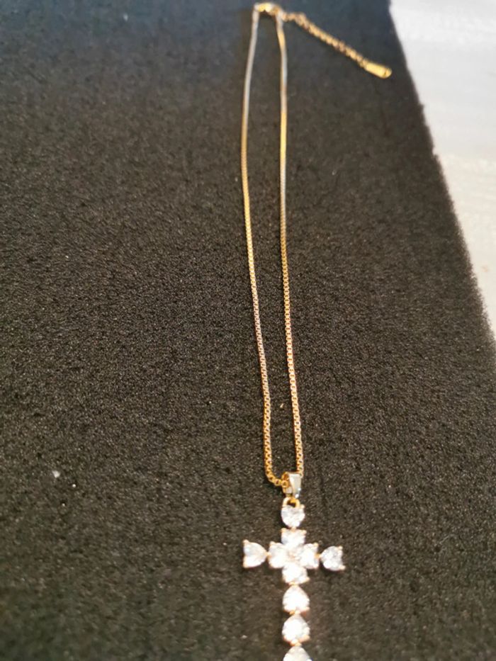 Collier et pendentif spirituel croix chrétienne - photo numéro 3