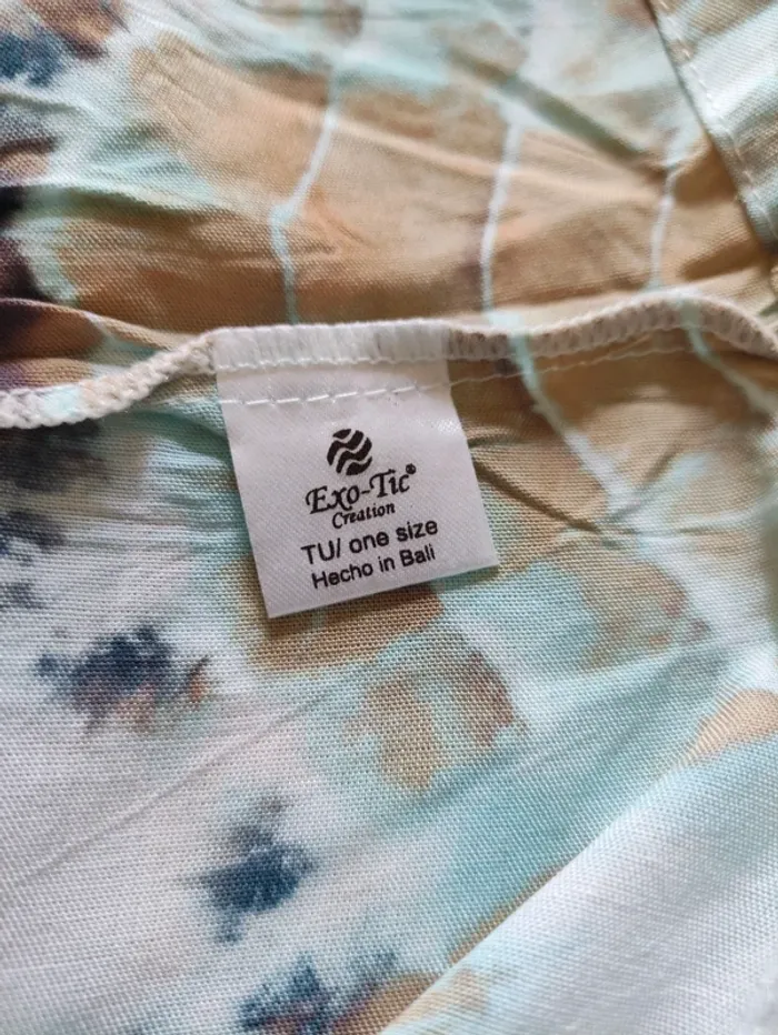 🪷 Bahamas 👄robe tunique taille unique jusqu'au 42 - photo numéro 3