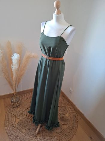 Robe longue Kaki neuve New Collection taille S/M 36/38