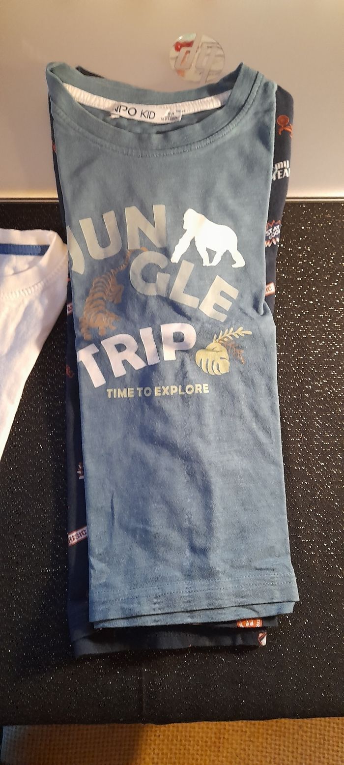 T-shirt garcon 8 ans lot de 7 pieces - photo numéro 3