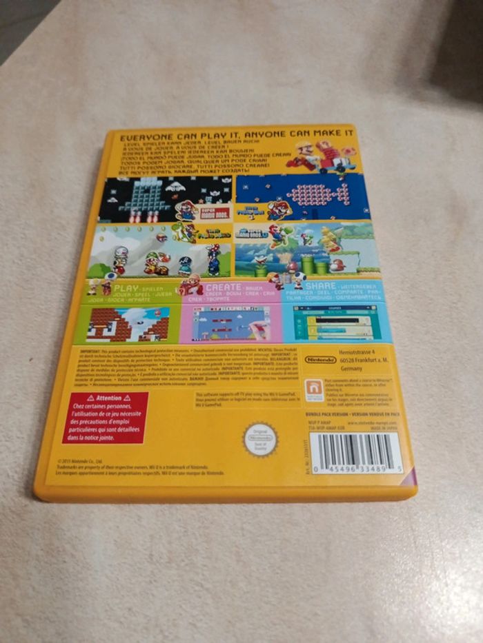 Jeu Super Mario maker wiiu - photo numéro 3