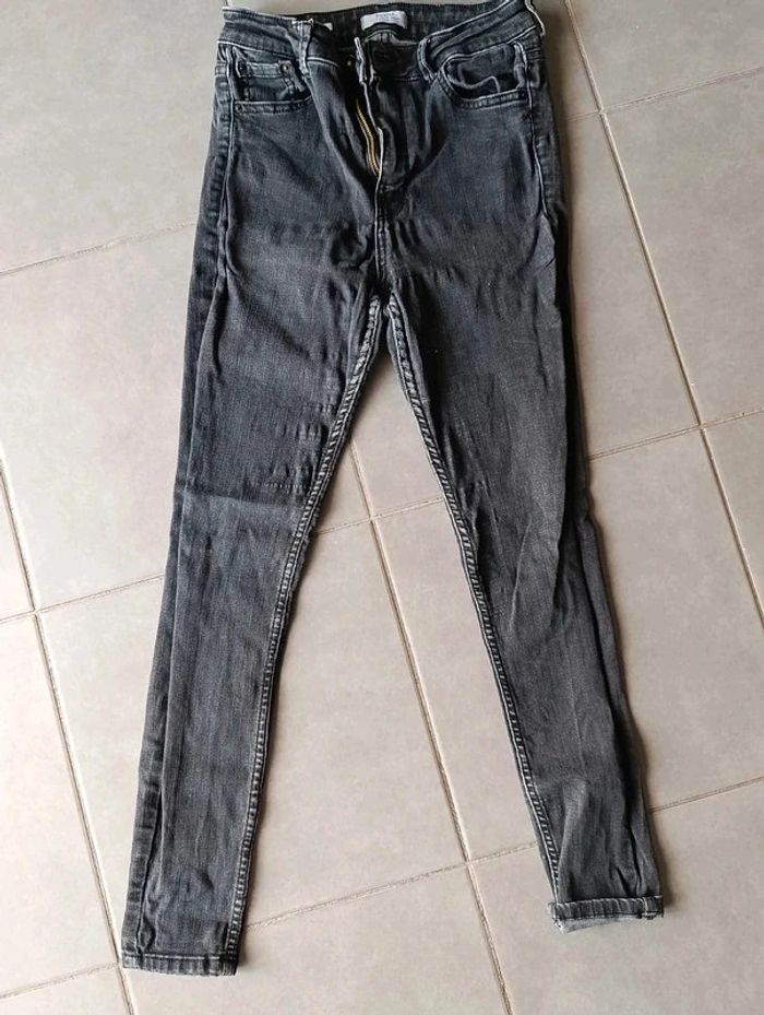 Jeans taille haute