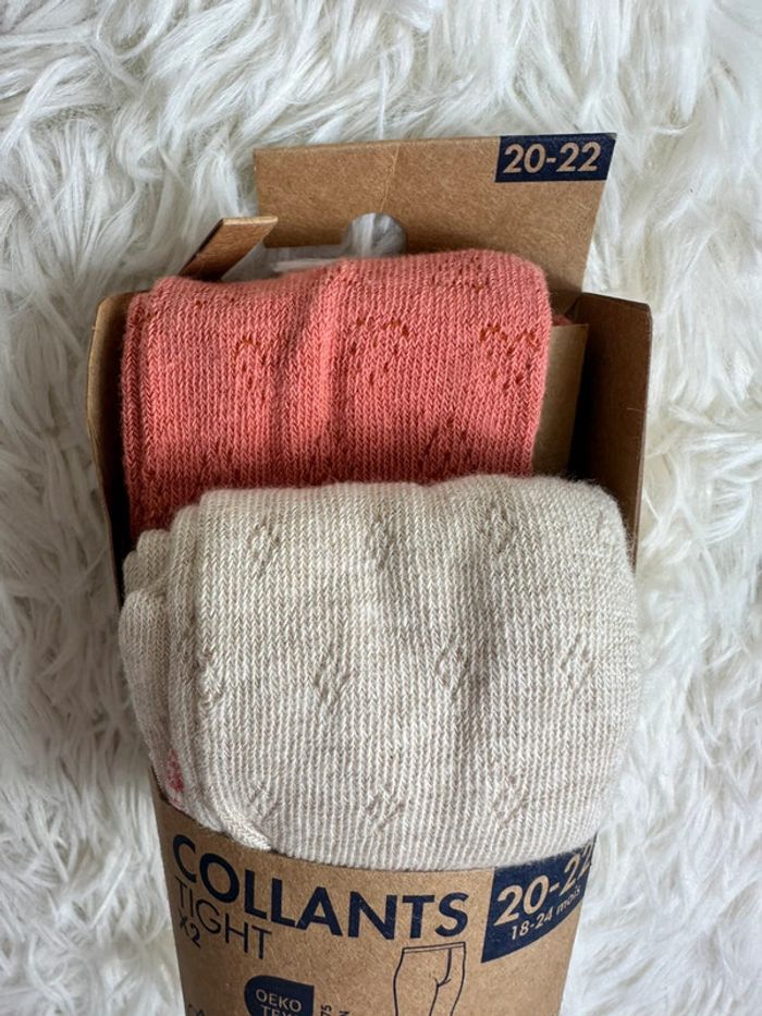 Lot de 2 paires de collants Kiabi taille 20-22 - photo numéro 3