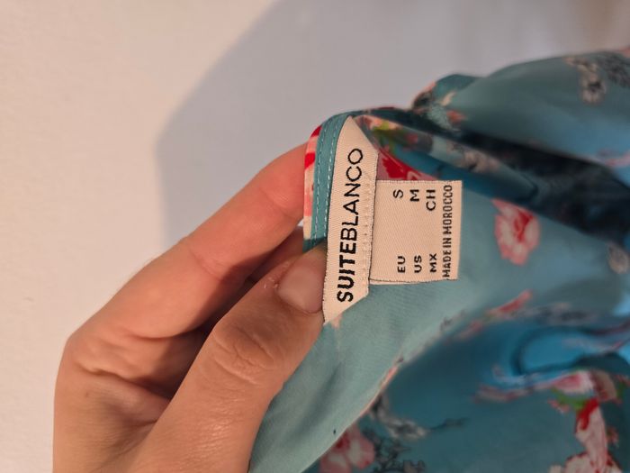 Robe à Fleurs Bleu Ciel - photo numéro 5