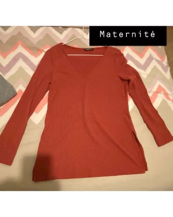 Pull fin maternité