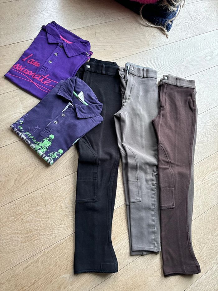 Lot vêtements équitation