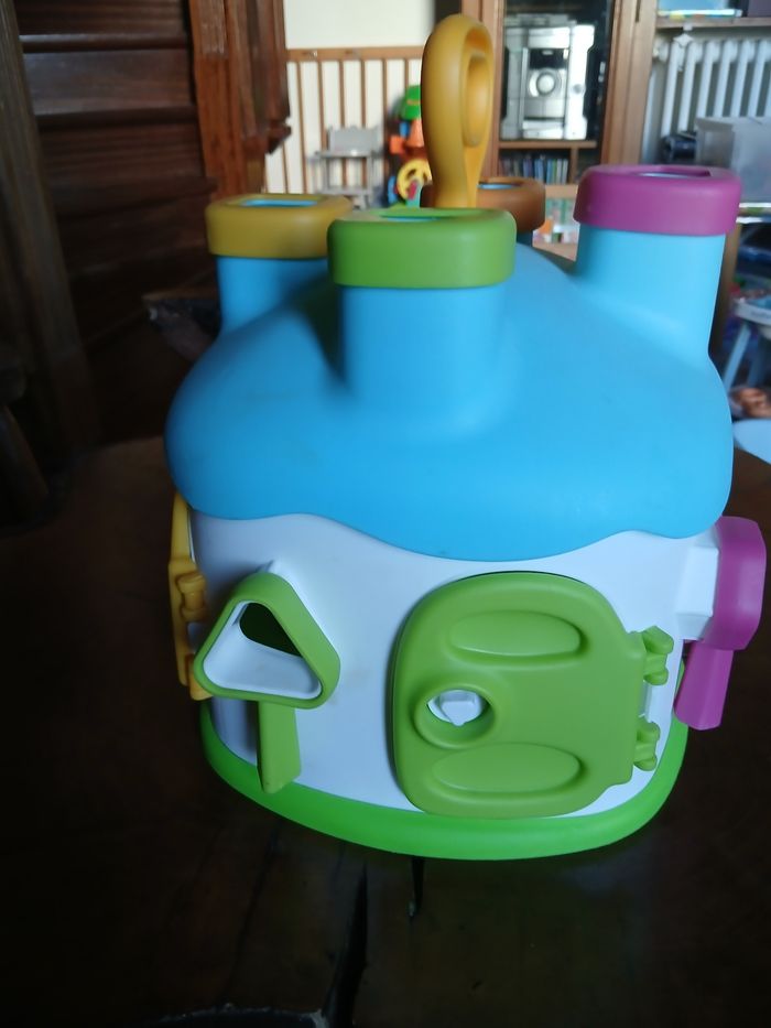 Cotoon maison des formes bleu smoby - photo numéro 5