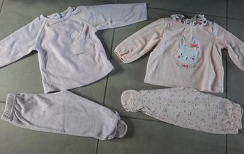 Lot de 2 pyjamas fille 12 mois