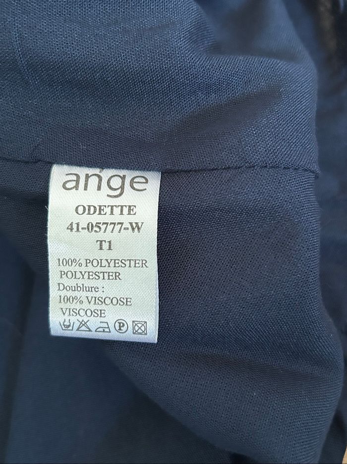 Robe bleue à manches longues An’ge taille 1 jamais portée - photo numéro 10