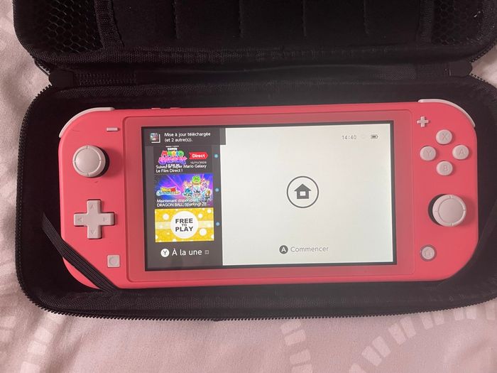 Switch lite rose + Mario