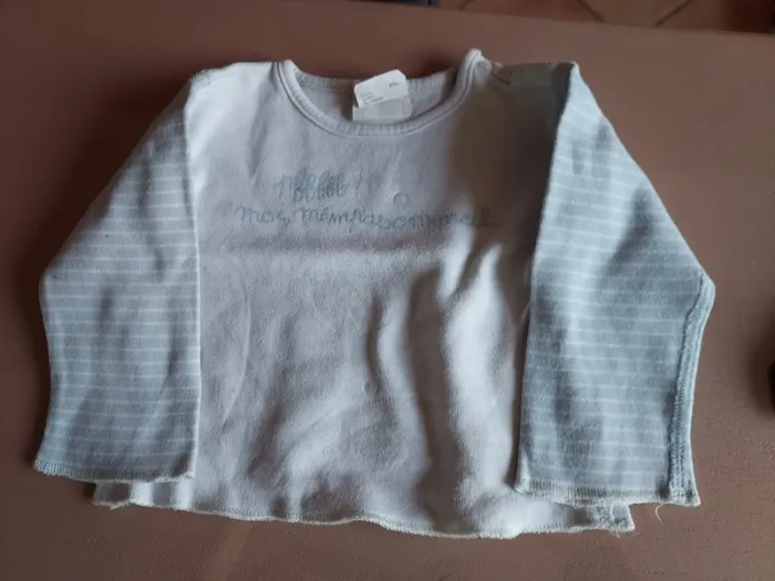 lot 6 tee shirts manches longues 3 mois - photo numéro 3