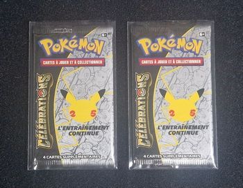 2 Boosters Célébrations 25 ans Pokémon scellés  🇫🇷