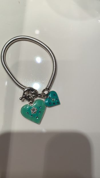 Bracelet métal argenté