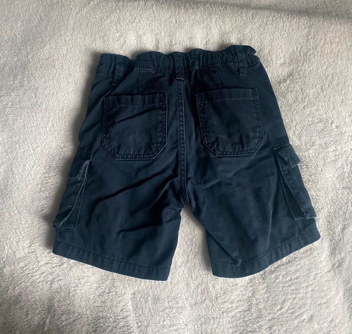 🔹Superbe bermuda cargo garçon bleu marine réglable 🔹 - photo numéro 2