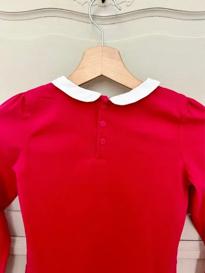 Très beau petit haut , blouse col Claudine Sergent major taille 9 ans - photo numéro 6