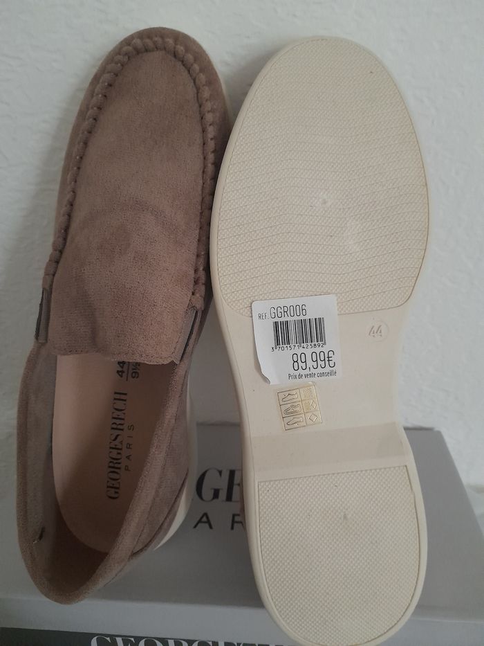 Mocassins homme couleur taupe - photo numéro 3