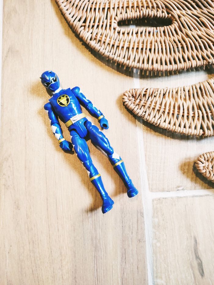 🙅 Power rangers dino thunder figurine du ranger bleu marque Hasbro