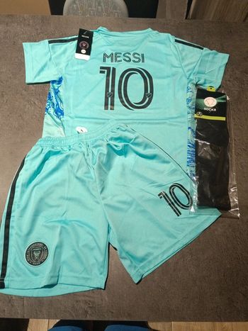 Tenue football Léo Messi Inter Miami bleu t.26