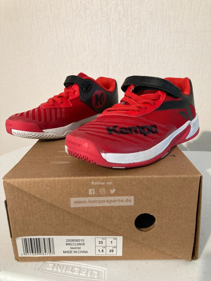 Chaussures de handball Kempa wing 2.0 junior, taille EU 33